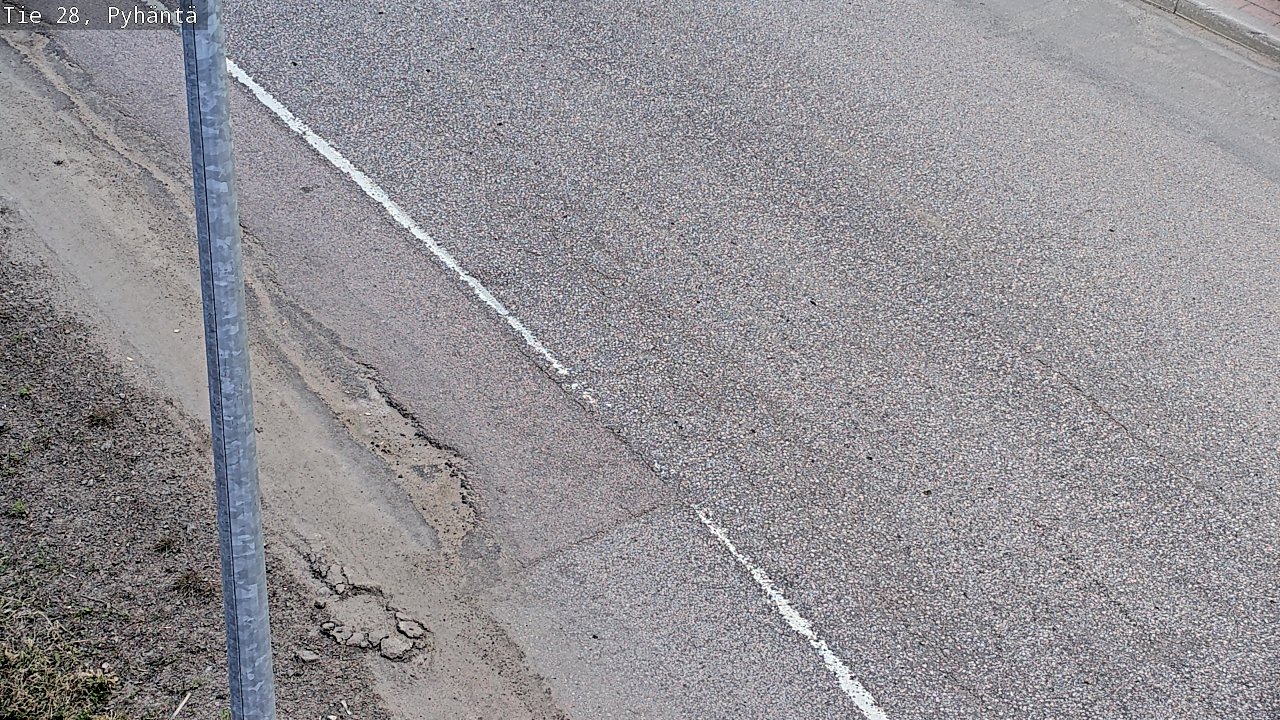 Weather Camera Image Road 28 Pyhäntä, Pyhäntä, Pohjois-Pohjanmaa