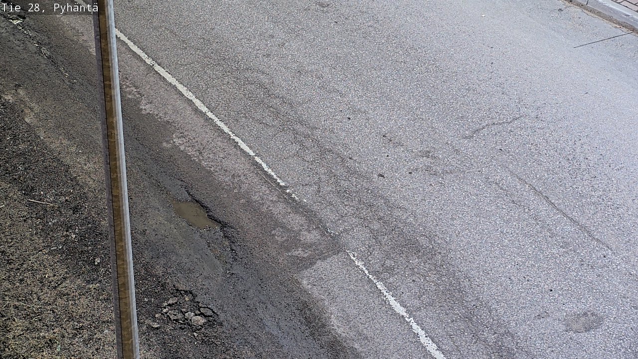 Kelikamerat Kuva Tie 28 Pyhäntä, Pyhäntä, Pohjois-Pohjanmaa