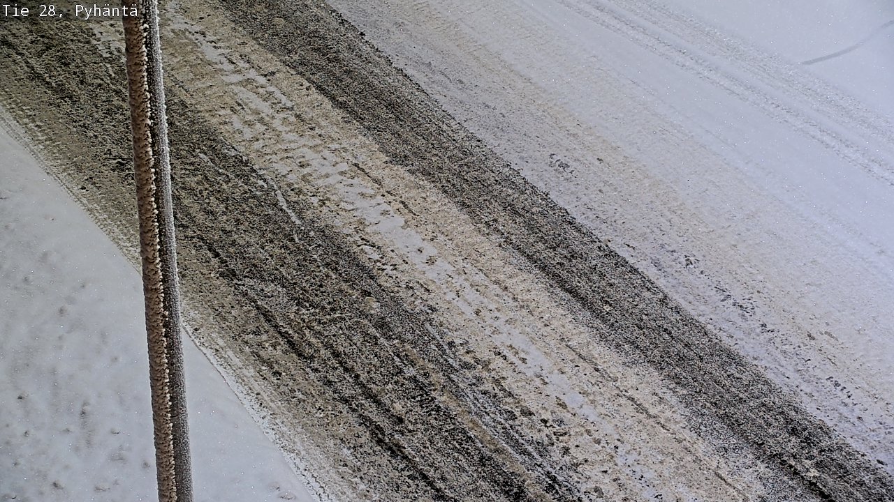 Weather Camera Image Road 28 Pyhäntä, Pyhäntä, Pohjois-Pohjanmaa