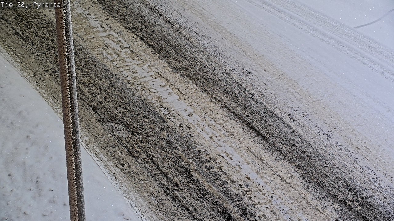 Weather Camera Image Road 28 Pyhäntä, Pyhäntä, Pohjois-Pohjanmaa