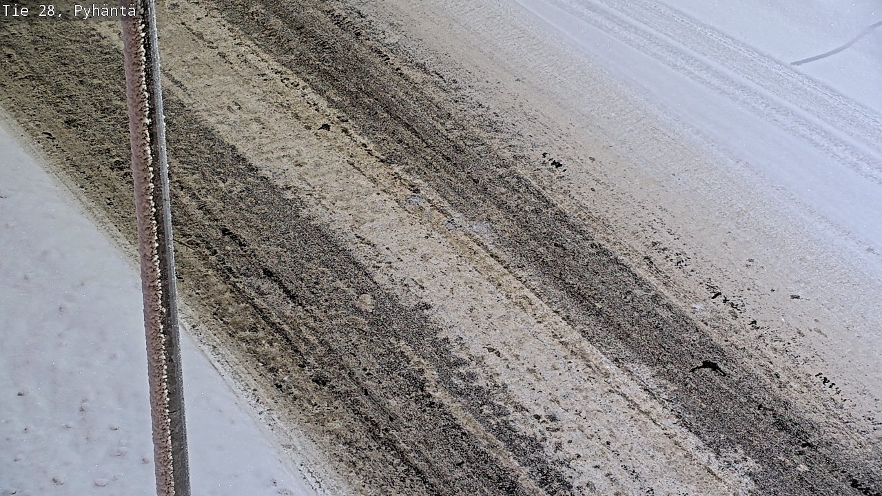 Weather Camera Image Road 28 Pyhäntä, Pyhäntä, Pohjois-Pohjanmaa