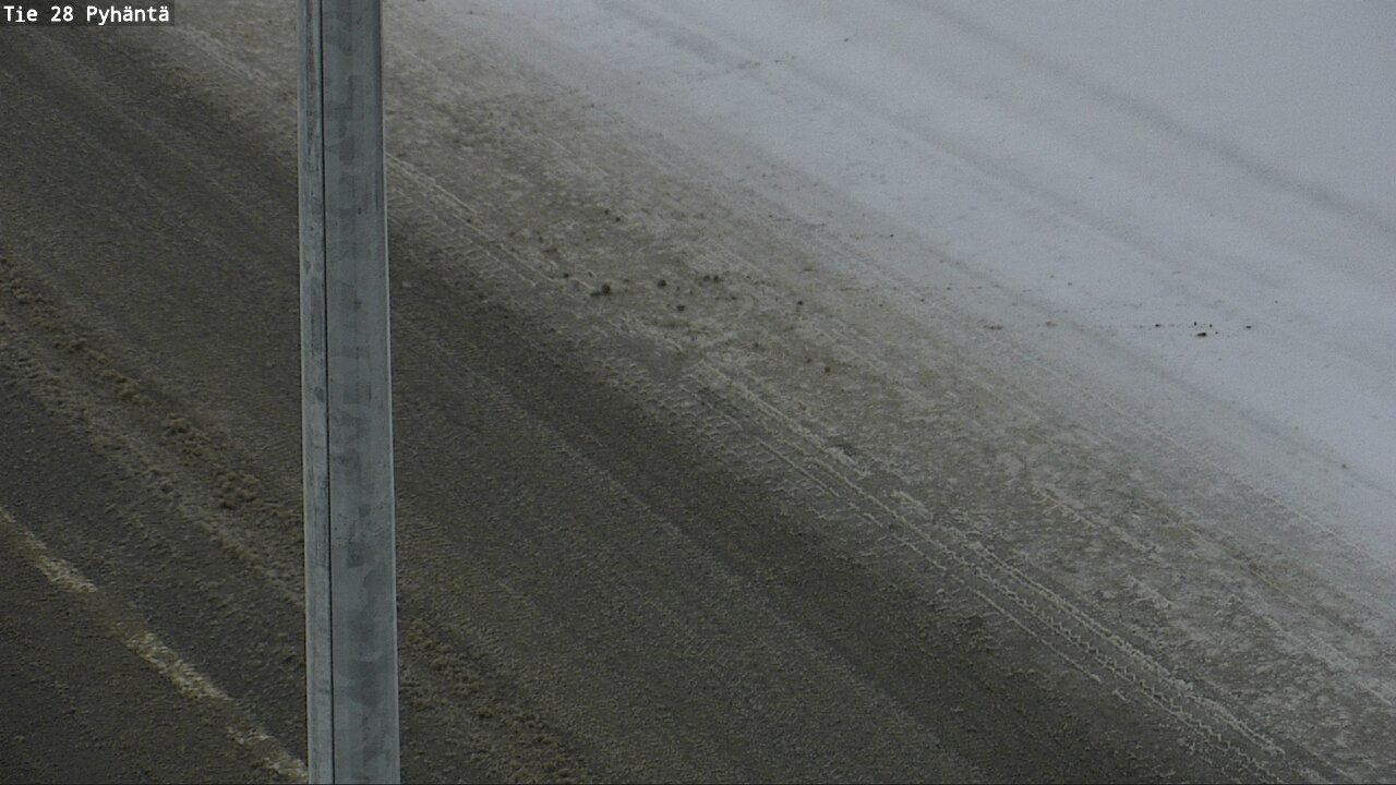 Weather Camera Image Road 28 Pyhäntä, Pyhäntä, Pohjois-Pohjanmaa