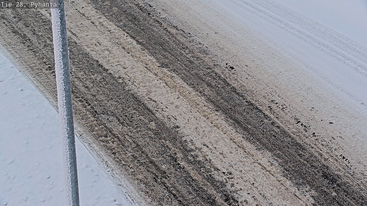 Weather Camera Image Road 28 Pyhäntä, Pyhäntä, Pohjois-Pohjanmaa