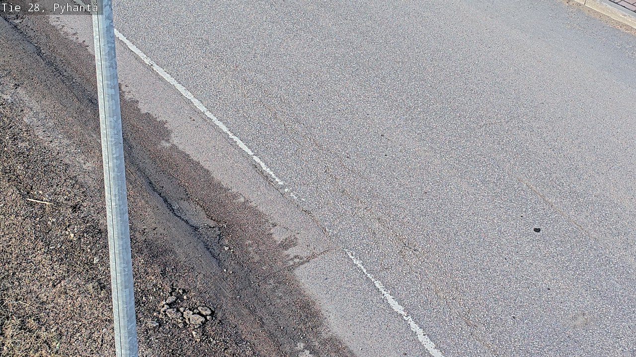 Weather Camera Image Road 28 Pyhäntä, Pyhäntä, Pohjois-Pohjanmaa