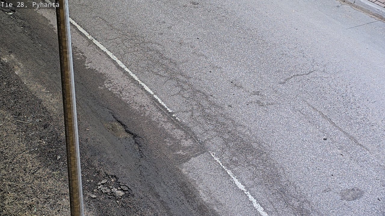 Kelikamerat Kuva Tie 28 Pyhäntä, Pyhäntä, Pohjois-Pohjanmaa