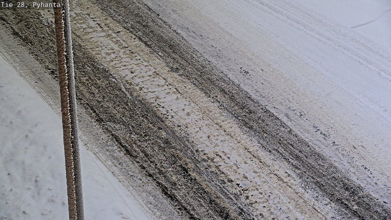 Weather Camera Image Road 28 Pyhäntä, Pyhäntä, Pohjois-Pohjanmaa