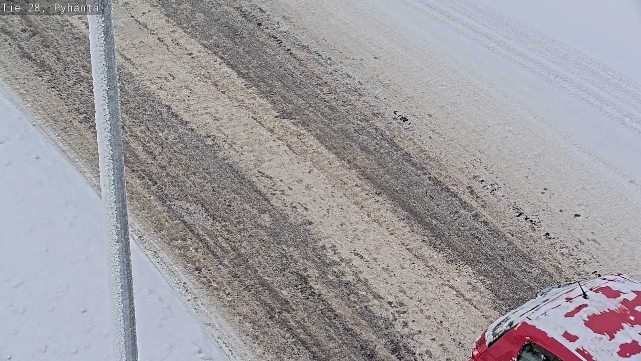 Weather Camera Image Road 28 Pyhäntä, Pyhäntä, Pohjois-Pohjanmaa