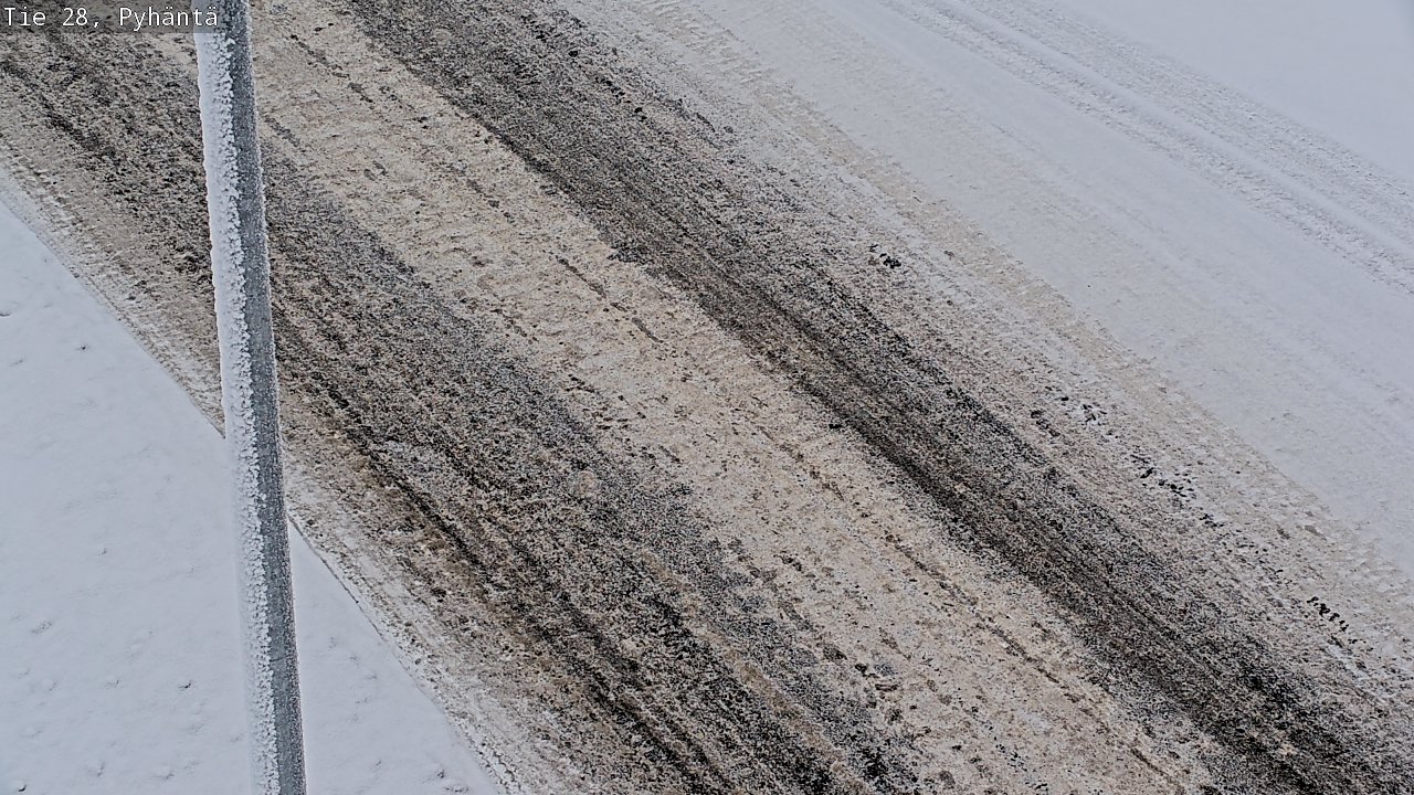 Weather Camera Image Road 28 Pyhäntä, Pyhäntä, Pohjois-Pohjanmaa