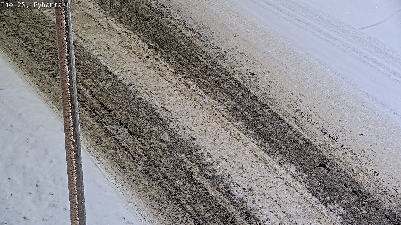Weather Camera Image Road 28 Pyhäntä, Pyhäntä, Pohjois-Pohjanmaa