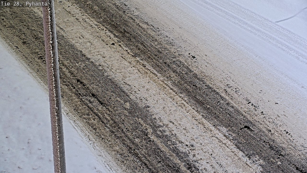 Weather Camera Image Road 28 Pyhäntä, Pyhäntä, Pohjois-Pohjanmaa