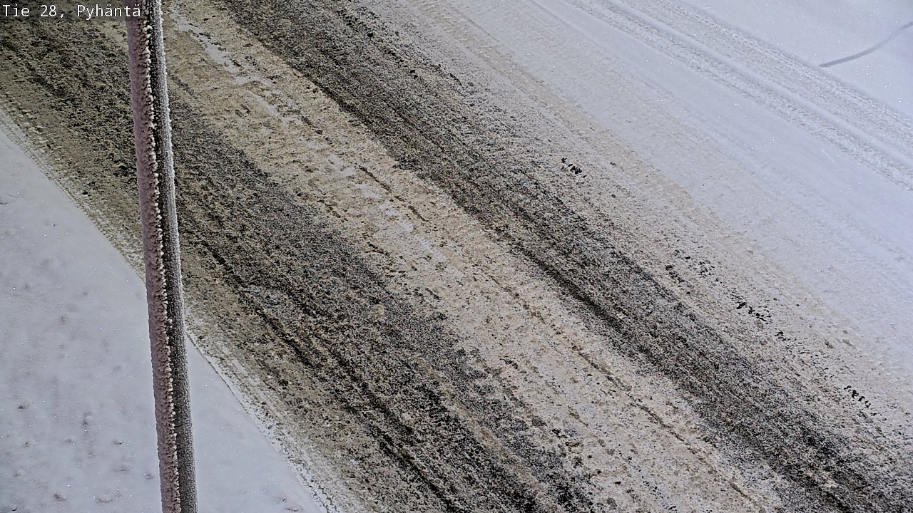 Weather Camera Image Road 28 Pyhäntä, Pyhäntä, Pohjois-Pohjanmaa