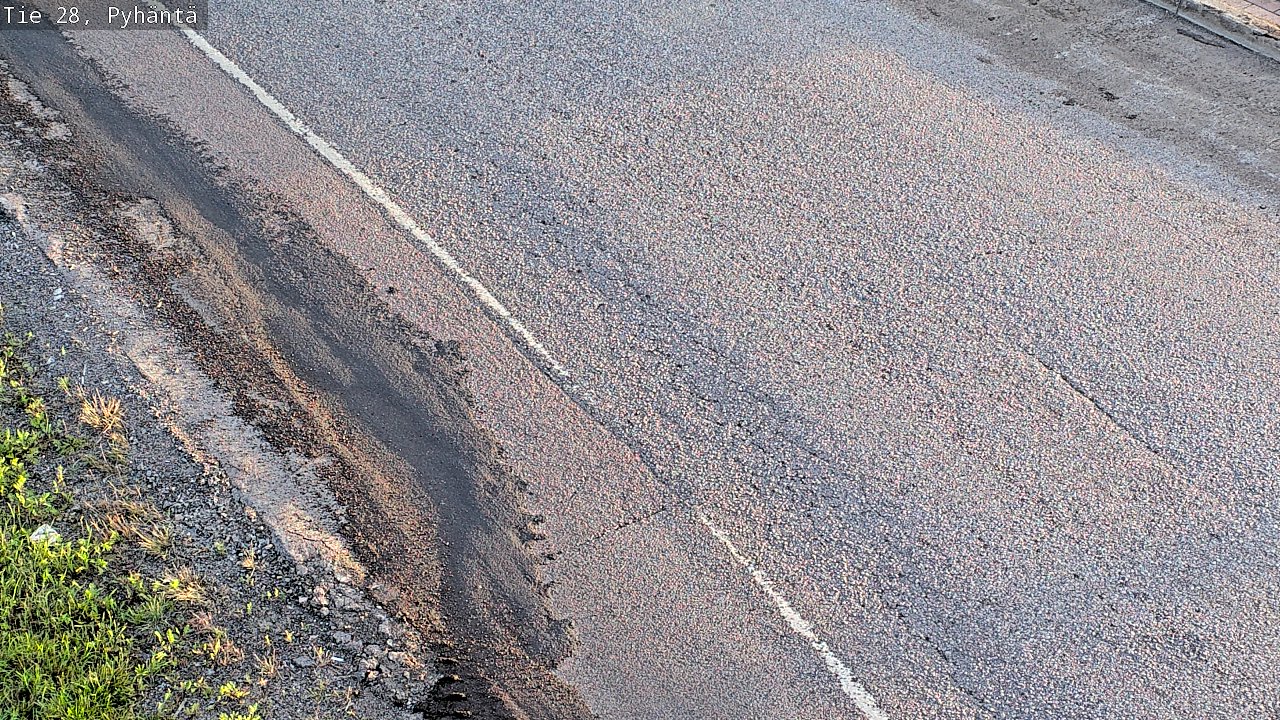 Kelikamerat Kuva Tie 28 Pyhäntä, Pyhäntä, Pohjois-Pohjanmaa