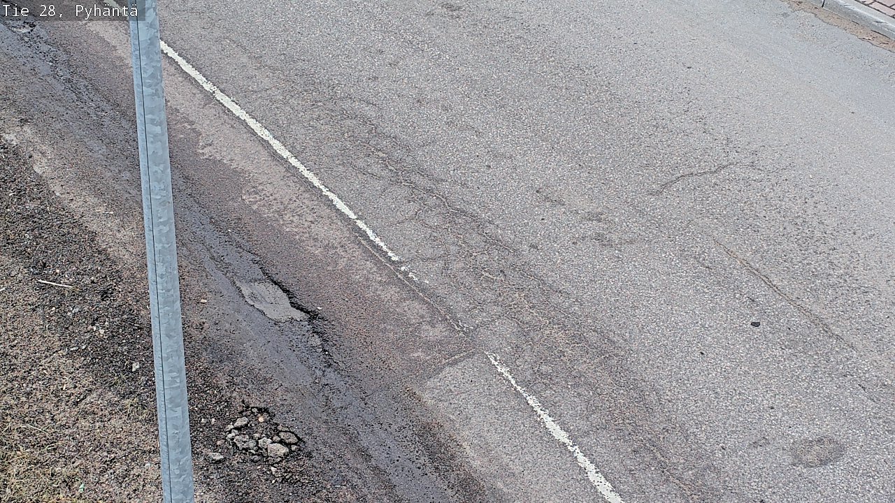 Kelikamerat Kuva Tie 28 Pyhäntä, Pyhäntä, Pohjois-Pohjanmaa