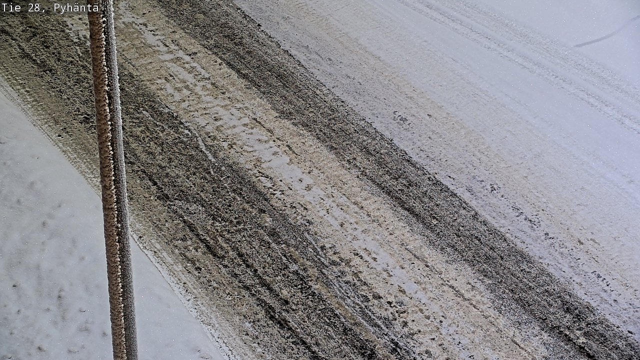 Weather Camera Image Road 28 Pyhäntä, Pyhäntä, Pohjois-Pohjanmaa