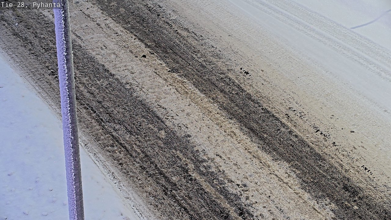 Weather Camera Image Road 28 Pyhäntä, Pyhäntä, Pohjois-Pohjanmaa