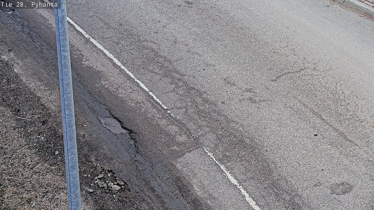 Kelikamerat Kuva Tie 28 Pyhäntä, Pyhäntä, Pohjois-Pohjanmaa