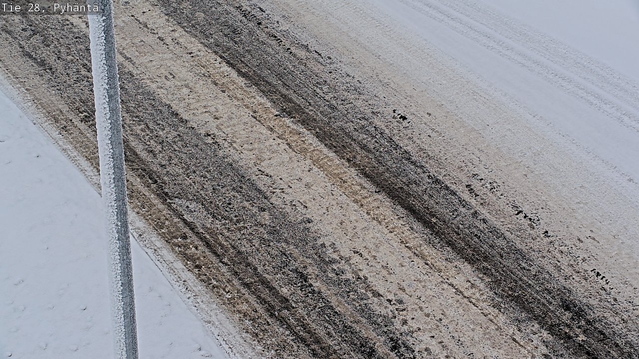 Weather Camera Image Road 28 Pyhäntä, Pyhäntä, Pohjois-Pohjanmaa
