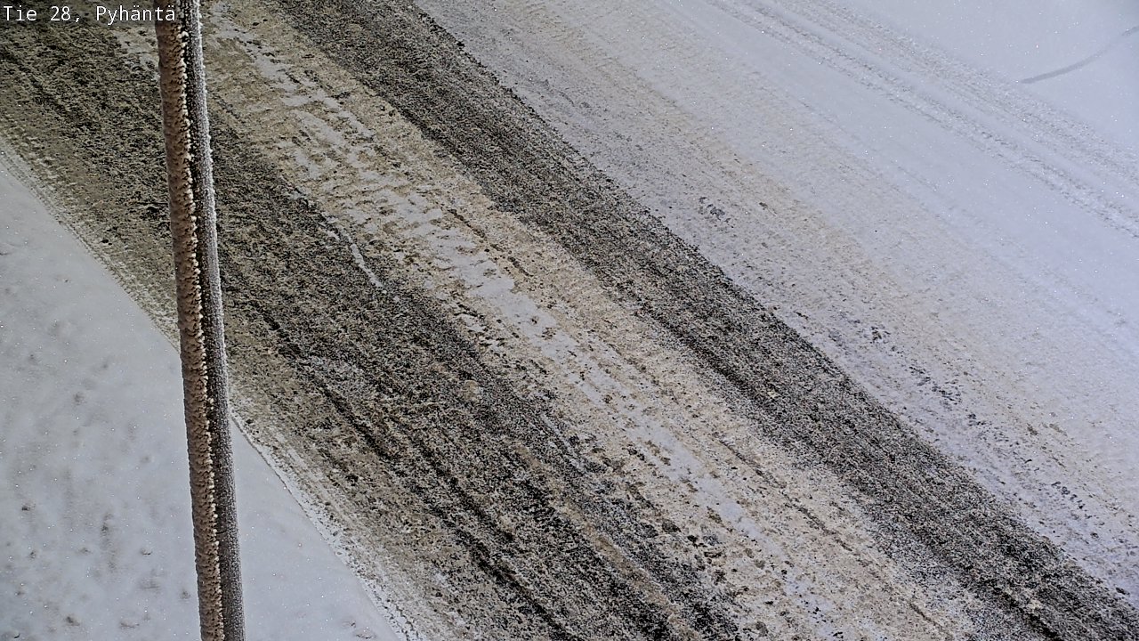 Weather Camera Image Road 28 Pyhäntä, Pyhäntä, Pohjois-Pohjanmaa