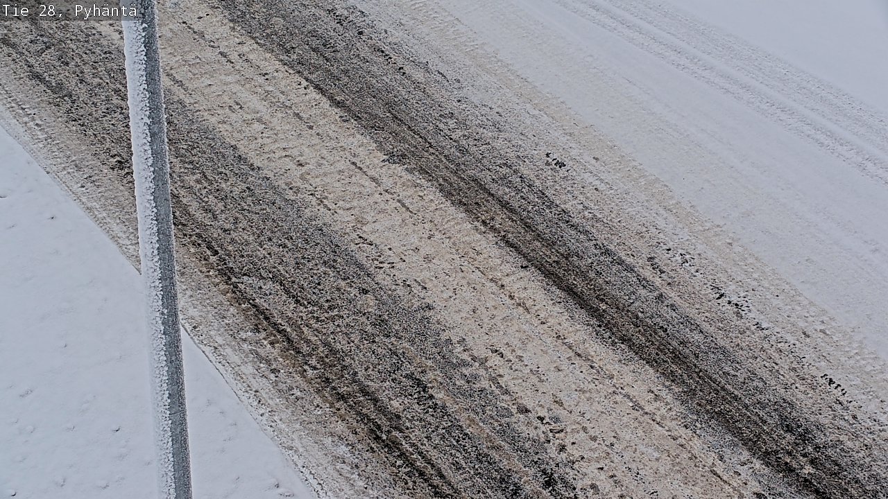 Weather Camera Image Road 28 Pyhäntä, Pyhäntä, Pohjois-Pohjanmaa