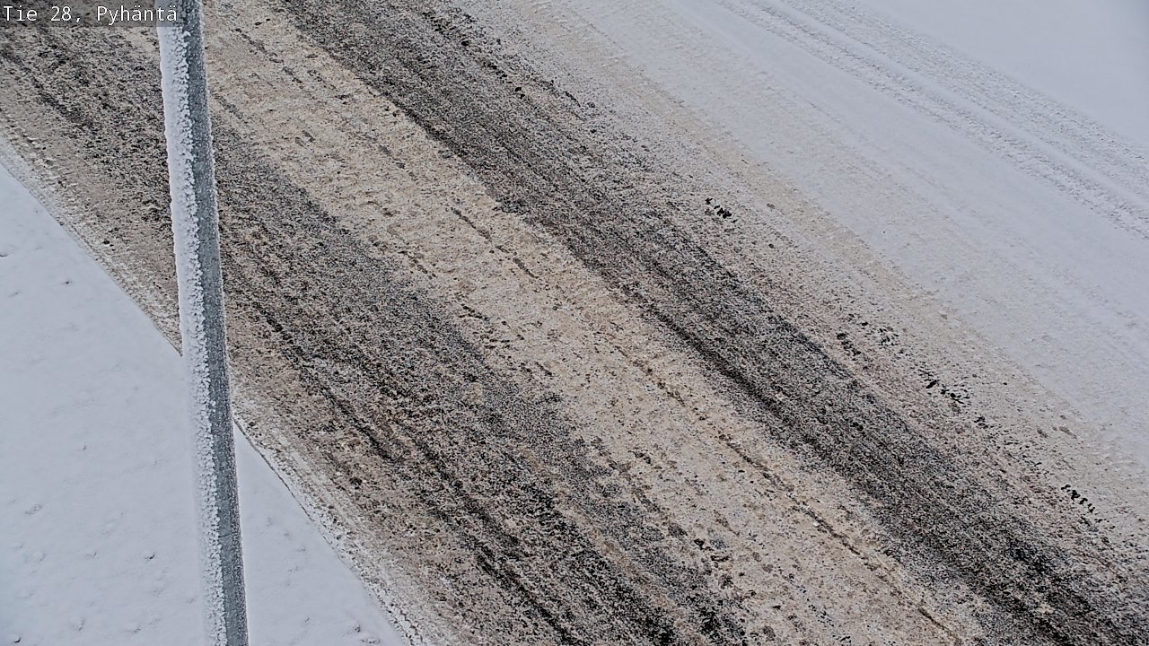 Weather Camera Image Road 28 Pyhäntä, Pyhäntä, Pohjois-Pohjanmaa