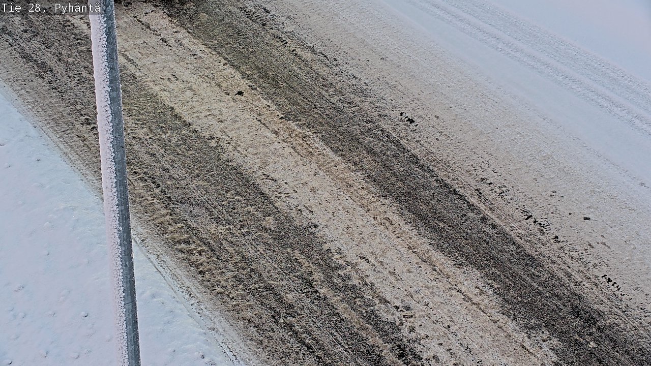 Weather Camera Image Road 28 Pyhäntä, Pyhäntä, Pohjois-Pohjanmaa