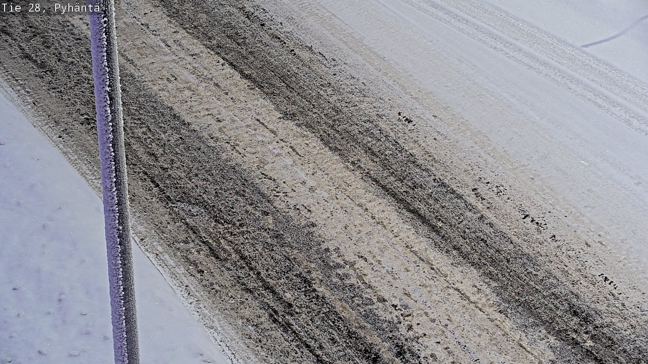 Weather Camera Image Road 28 Pyhäntä, Pyhäntä, Pohjois-Pohjanmaa