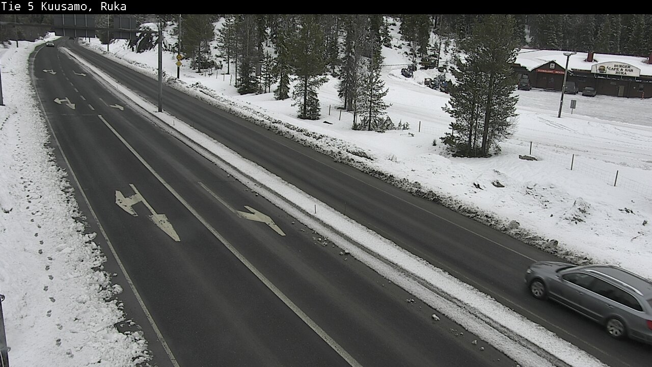 Weather Camera Image Road 5 Kuusamo, Ruka, Kuusamo, Pohjois-Pohjanmaa