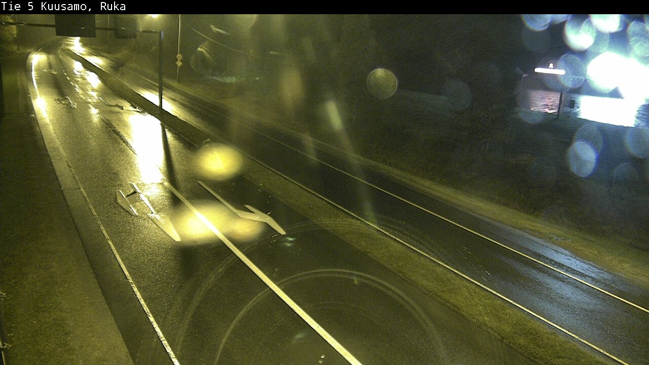 Weather Camera Image Väg 5 Kuusamo, Ruka, Kuusamo, Pohjois-Pohjanmaa