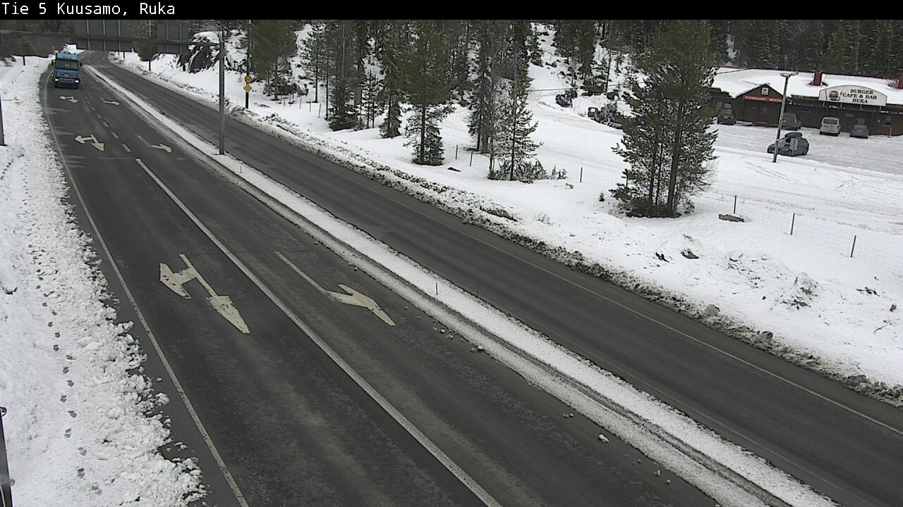 Weather Camera Image Road 5 Kuusamo, Ruka, Kuusamo, Pohjois-Pohjanmaa