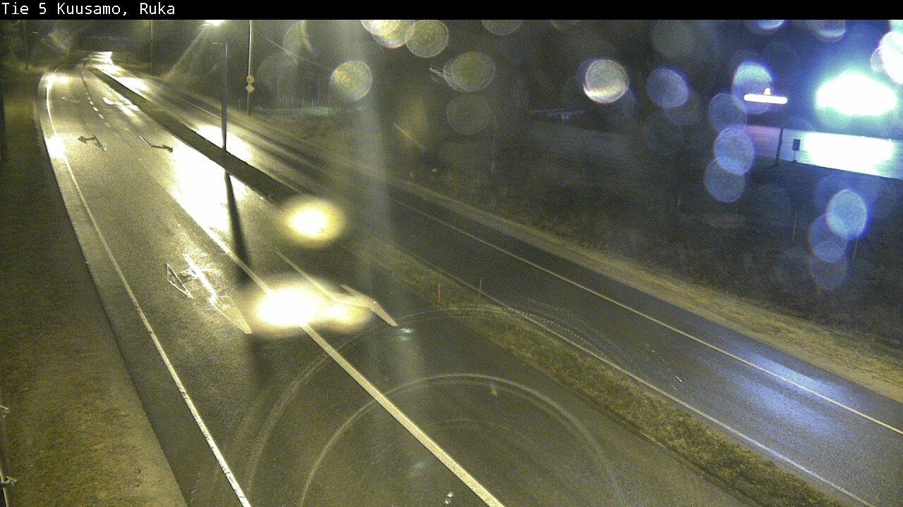 Weather Camera Image Road 5 Kuusamo, Ruka, Kuusamo, Pohjois-Pohjanmaa