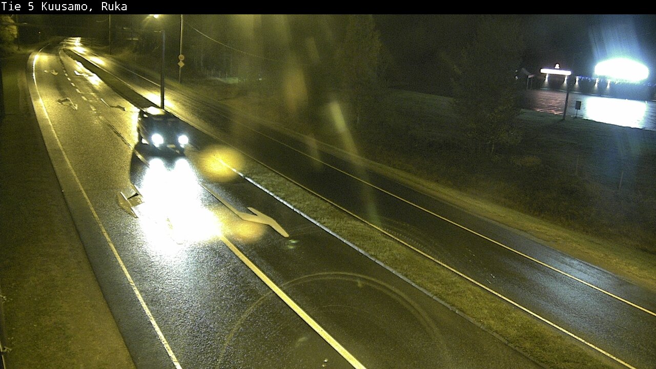 Weather Camera Image Väg 5 Kuusamo, Ruka, Kuusamo, Pohjois-Pohjanmaa