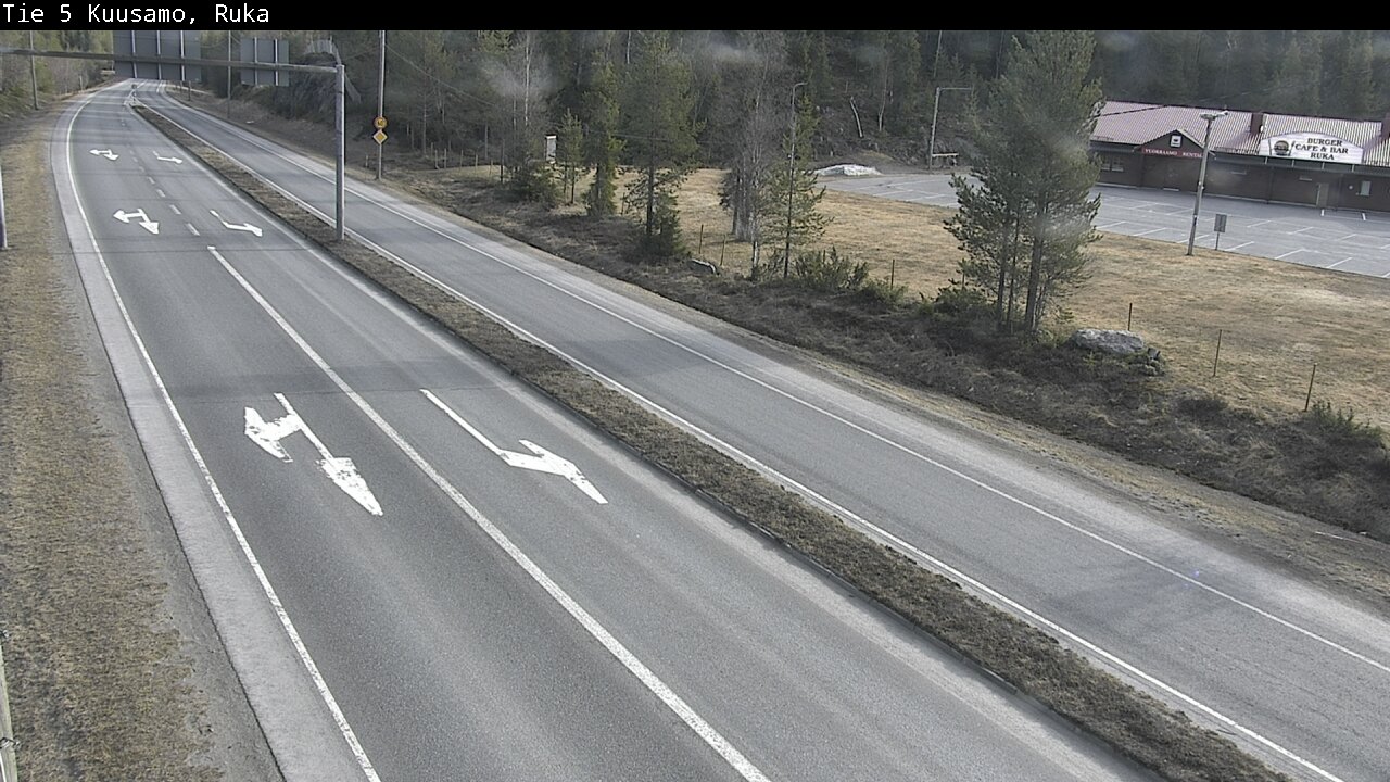 Weather Camera Image Road 5 Kuusamo, Ruka, Kuusamo, Pohjois-Pohjanmaa