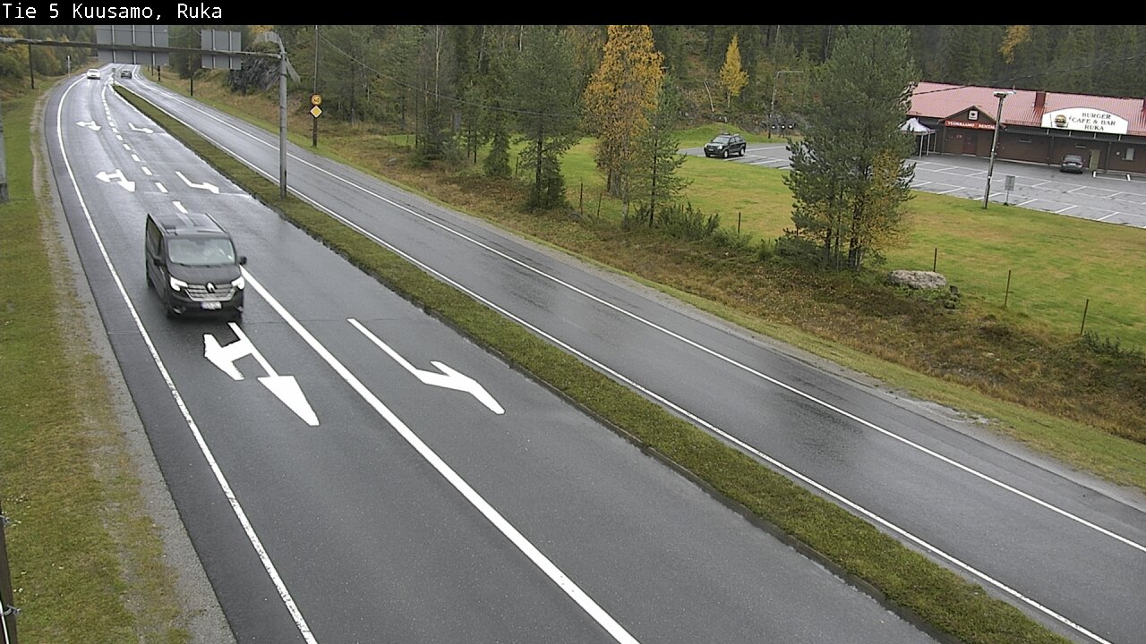 Weather Camera Image Väg 5 Kuusamo, Ruka, Kuusamo, Pohjois-Pohjanmaa