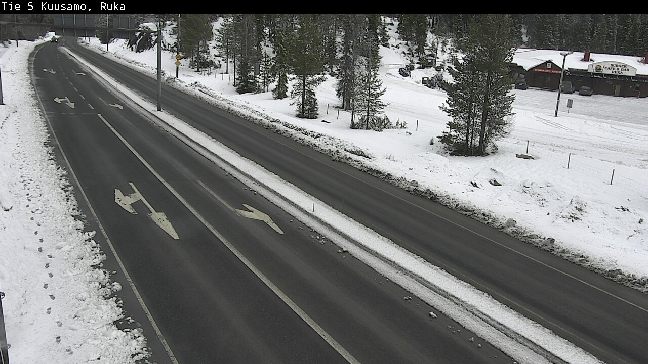 Weather Camera Image Road 5 Kuusamo, Ruka, Kuusamo, Pohjois-Pohjanmaa