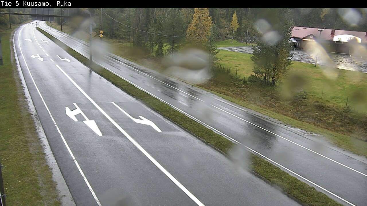 Weather Camera Image Väg 5 Kuusamo, Ruka, Kuusamo, Pohjois-Pohjanmaa