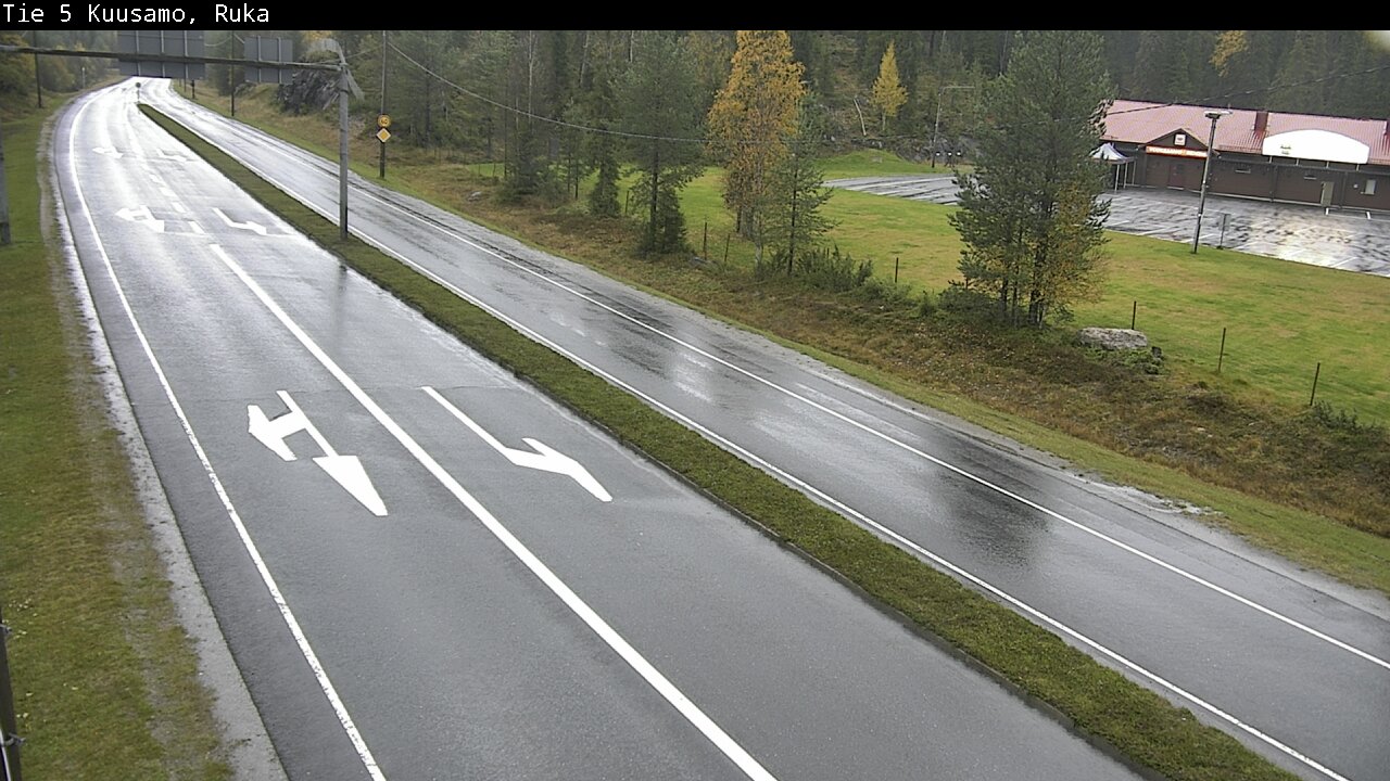 Weather Camera Image Väg 5 Kuusamo, Ruka, Kuusamo, Pohjois-Pohjanmaa