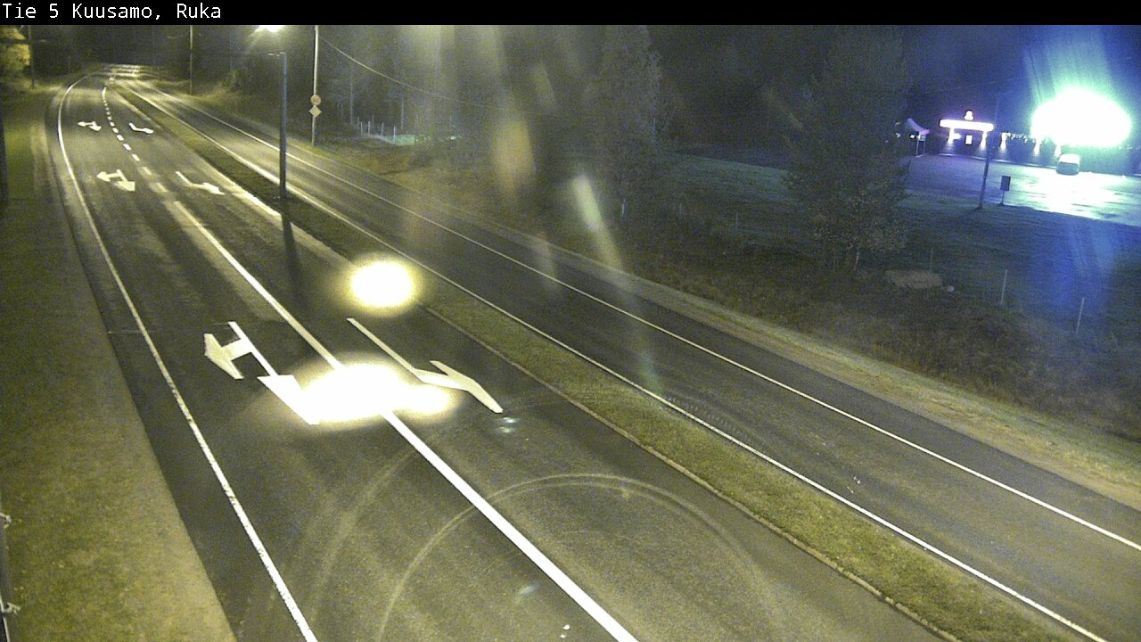 Weather Camera Image Väg 5 Kuusamo, Ruka, Kuusamo, Pohjois-Pohjanmaa