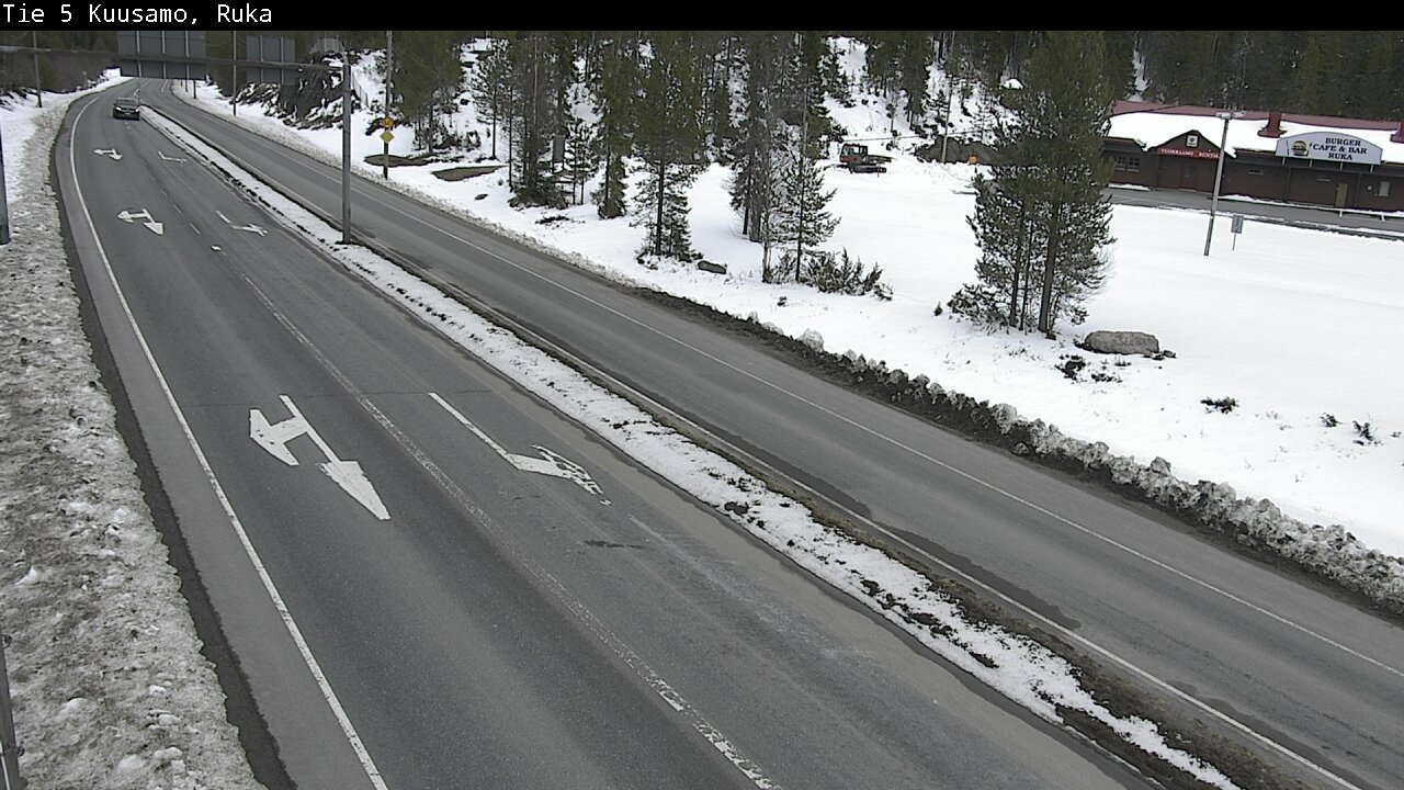 Weather Camera Image Road 5 Kuusamo, Ruka, Kuusamo, Pohjois-Pohjanmaa