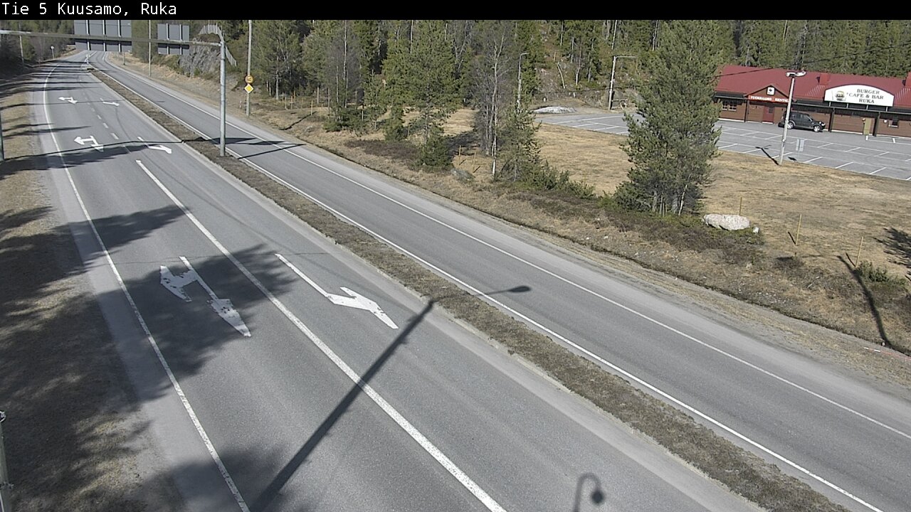 Weather Camera Image Väg 5 Kuusamo, Ruka, Kuusamo, Pohjois-Pohjanmaa