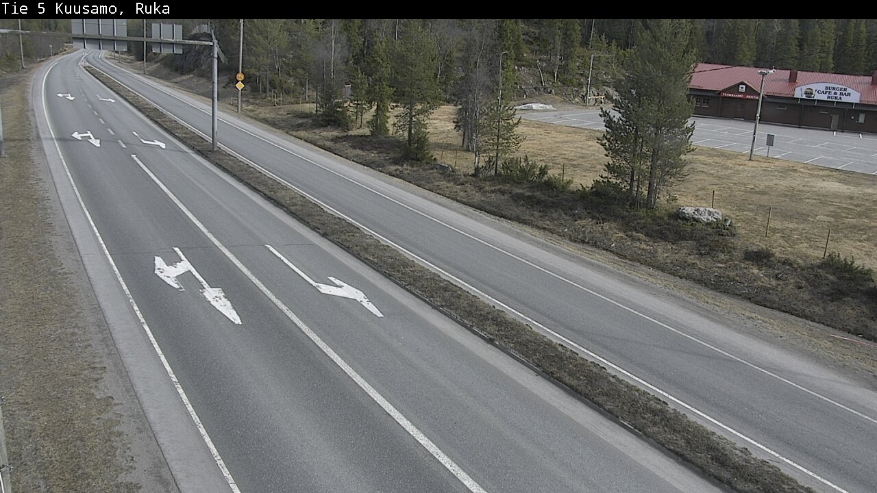 Weather Camera Image Road 5 Kuusamo, Ruka, Kuusamo, Pohjois-Pohjanmaa
