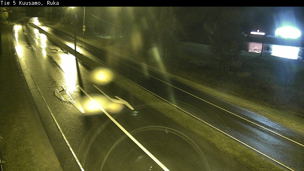 Weather Camera Image Väg 5 Kuusamo, Ruka, Kuusamo, Pohjois-Pohjanmaa