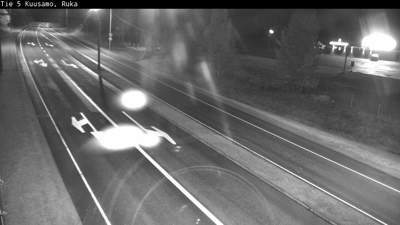 Weather Camera Image Väg 5 Kuusamo, Ruka, Kuusamo, Pohjois-Pohjanmaa