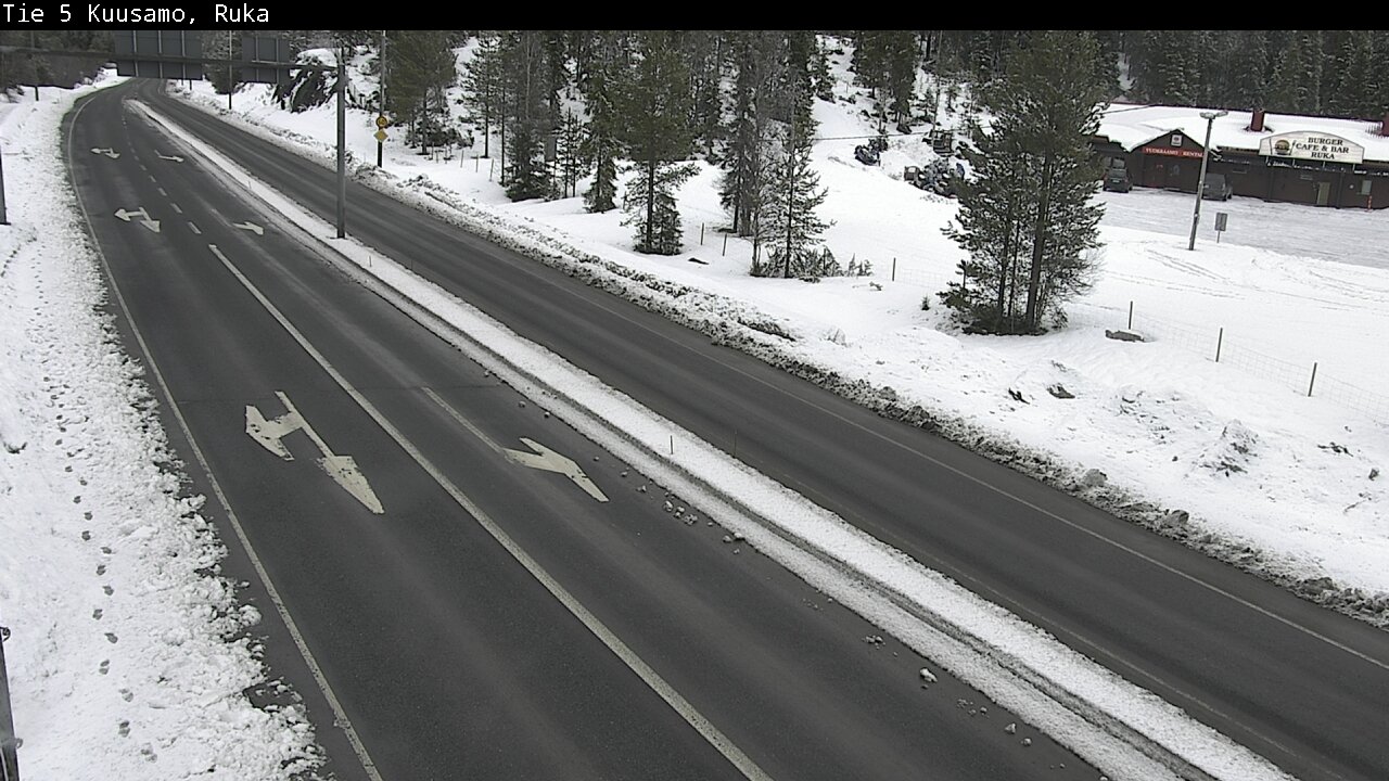 Weather Camera Image Road 5 Kuusamo, Ruka, Kuusamo, Pohjois-Pohjanmaa