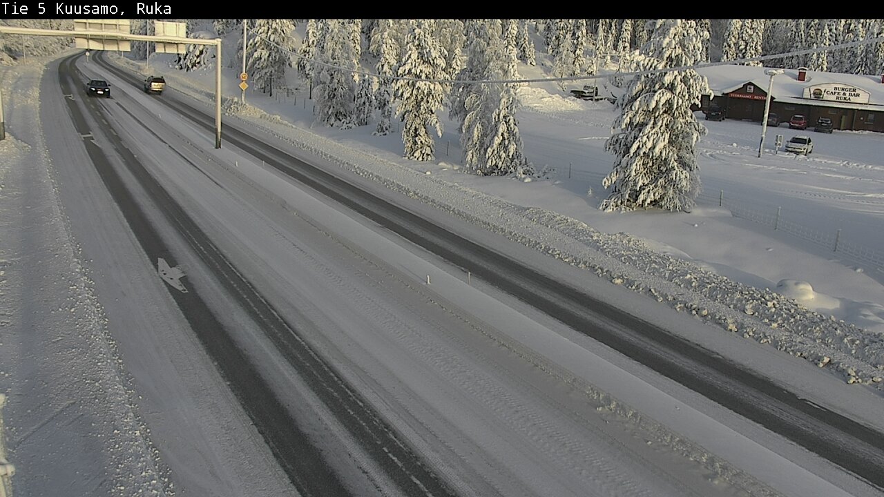 Weather Camera Image Road 5 Kuusamo, Ruka, Kuusamo, Pohjois-Pohjanmaa