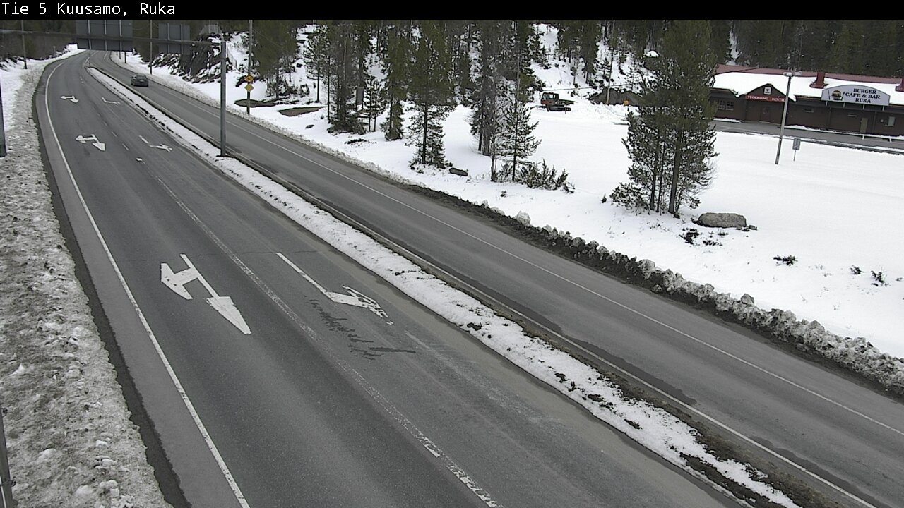 Weather Camera Image Road 5 Kuusamo, Ruka, Kuusamo, Pohjois-Pohjanmaa