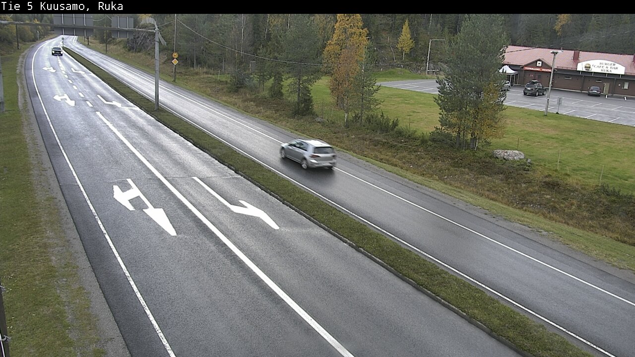 Weather Camera Image Väg 5 Kuusamo, Ruka, Kuusamo, Pohjois-Pohjanmaa