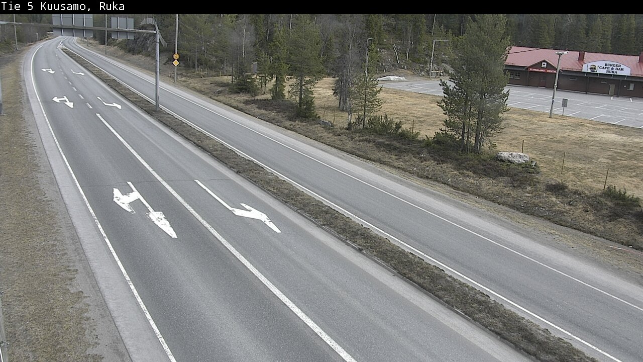 Weather Camera Image Road 5 Kuusamo, Ruka, Kuusamo, Pohjois-Pohjanmaa