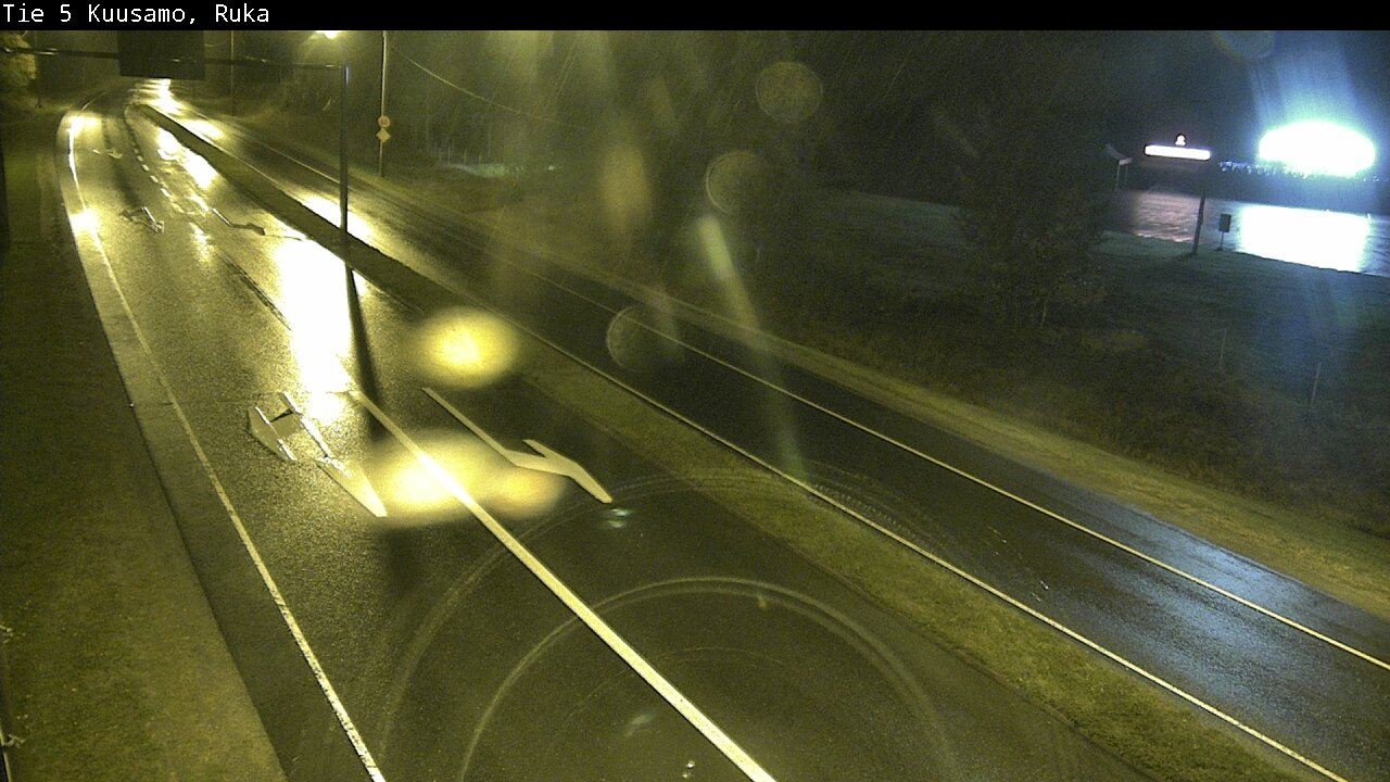 Weather Camera Image Väg 5 Kuusamo, Ruka, Kuusamo, Pohjois-Pohjanmaa