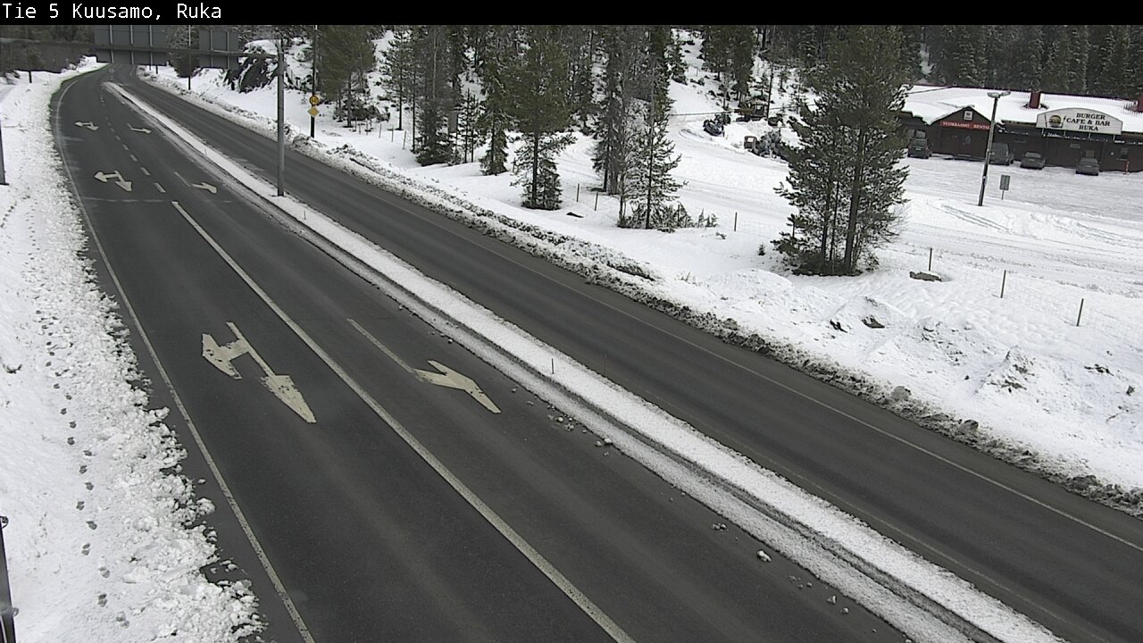 Weather Camera Image Road 5 Kuusamo, Ruka, Kuusamo, Pohjois-Pohjanmaa