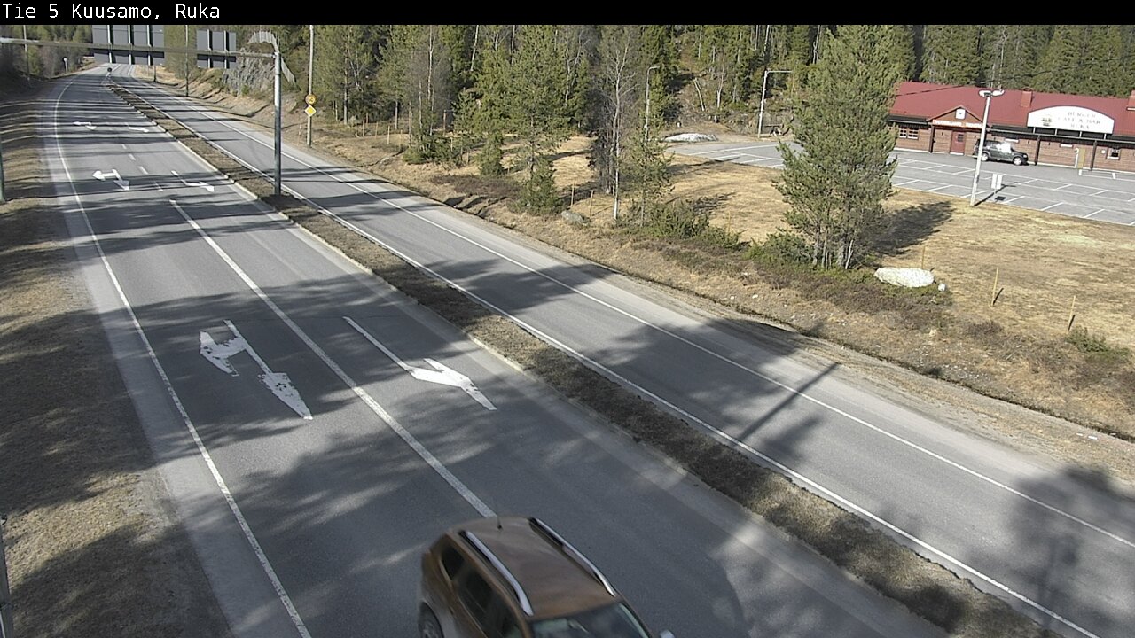 Weather Camera Image Väg 5 Kuusamo, Ruka, Kuusamo, Pohjois-Pohjanmaa